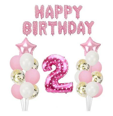 Набір куль на день народження, "HAPPY BIRTHDAY" 042 1029167216 фото