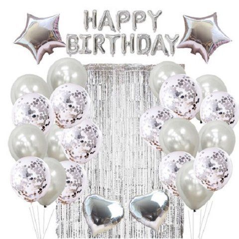 Набір куль на день народження, "HAPPY BIRTHDAY" 037 1296857500 фото