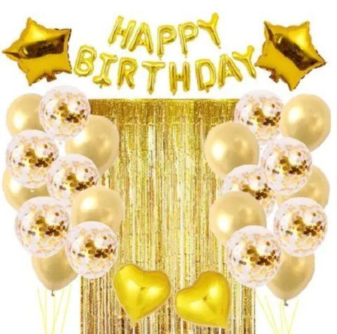 Набір куль на день народження, "HAPPY BIRTHDAY" 036 1296871513 фото