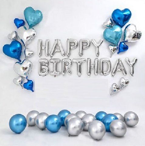 Набір куль на день народження, "HAPPY BIRTHDAY" 038 1296880667 фото