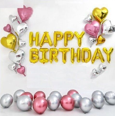 Набір куль на день народження, "HAPPY BIRTHDAY" 039 1296887897 фото
