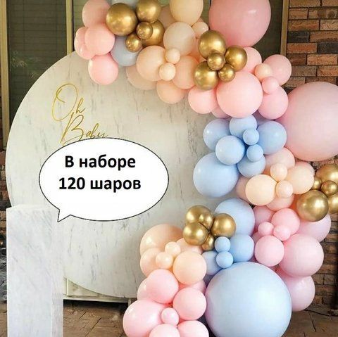 Набір повітряних кульок для арки ( 120 шт ) 043 1452765200 фото